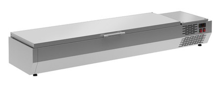 Холодильная витрина Carboma IDO A40 SM 1,2 0430 (VT2-G) с крышкой