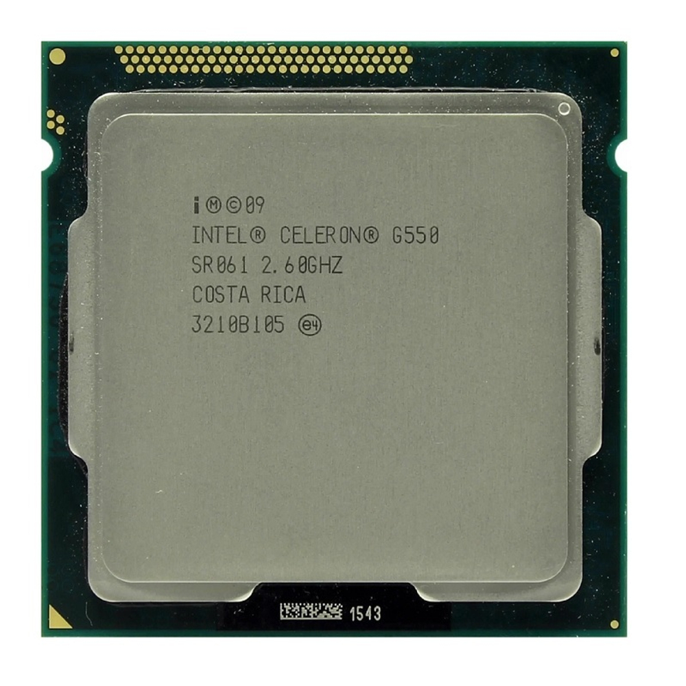 Процессор Intel Celeron G550 Sandy Bridge, 2600MHz, LGA1155, L3 2048Kb, OEM (CM8062307261218)