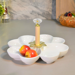 Менажница 4-х секционная 19см ZD20201