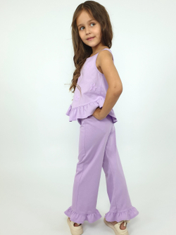 02-147-3 Комплект для девочки (туника+брюки)