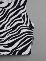 Летний кроп топ трикотажный детский