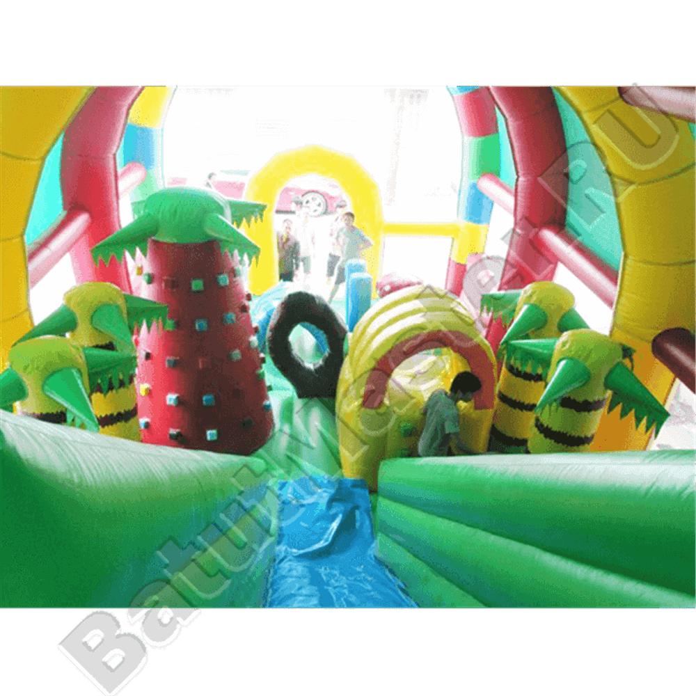 Коммерческий надувной батут "Радуга 2" 13*6*6 м