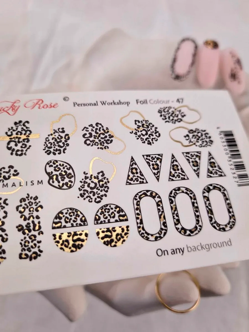 Набор слайдеры 2шт Lucky Rose. Foil 044, 042