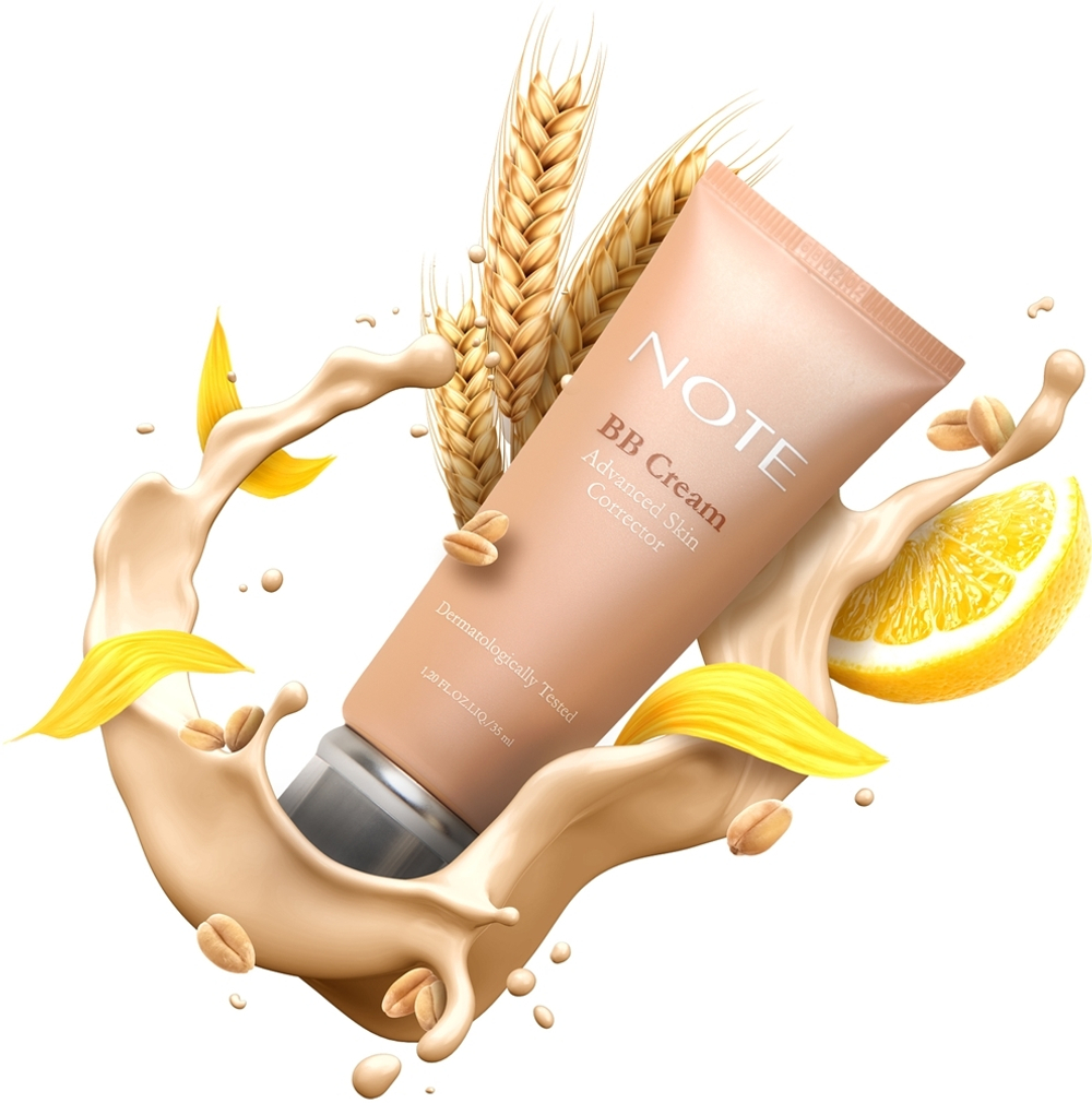 Note Cosmetique BB Advanced Skin Corrector - BB-крем с увлажняющим эффектом SPF 15, 30 ml