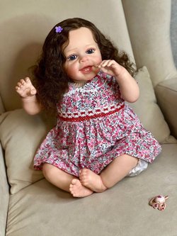 Кукла Реборн мягконабивная 60см в пакете (FA-250)