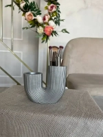 Ваза для цветов "Вермишель" Кашпо для дома Скульптура