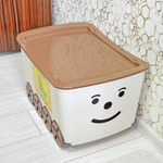 Контейнер для игрушек "Гусеница" (слоновая кость)