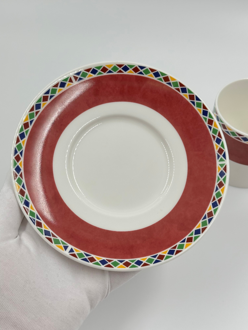 Кофейная пара красная Yves Saint Laurent by Yamaka