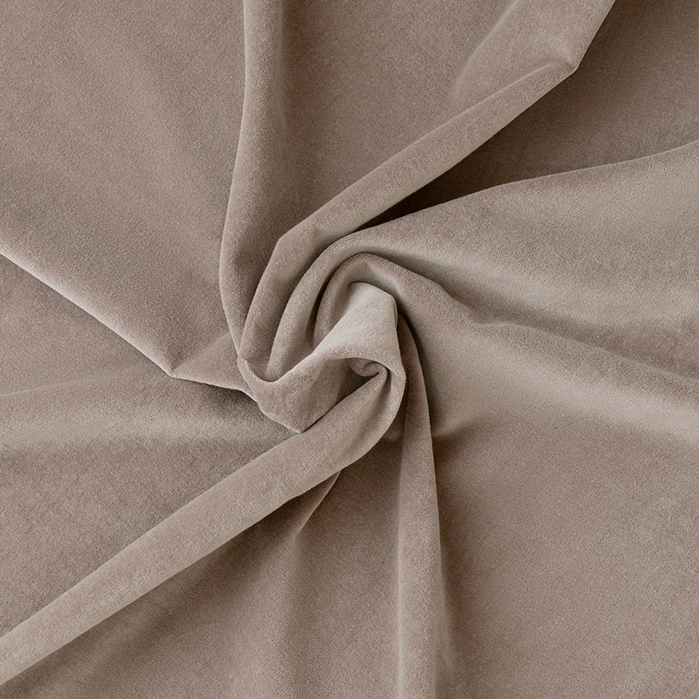 Штора из бархата 150х290см Tkano Essential серая