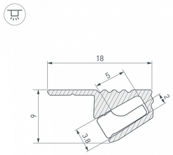 Профиль Arlight 038208