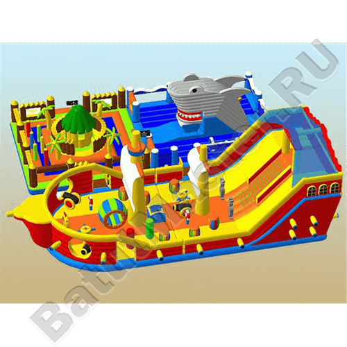 Коммерческий надувной батут "Остров сокровищ 2"