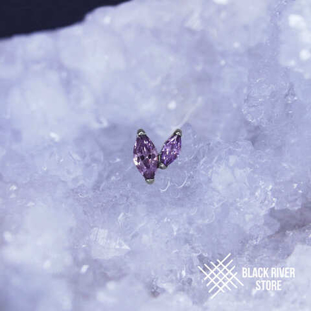 2K Millennium Marquise Amethyst CZ