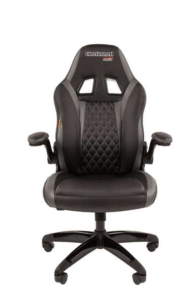 Офисное кресло Chairman   game 15 Россия экопремиум черный/серый н.п.
