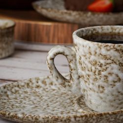 Кофейная пара 80 мл d 6,5 см h6 см   P.L. Proff Cuisine [6]