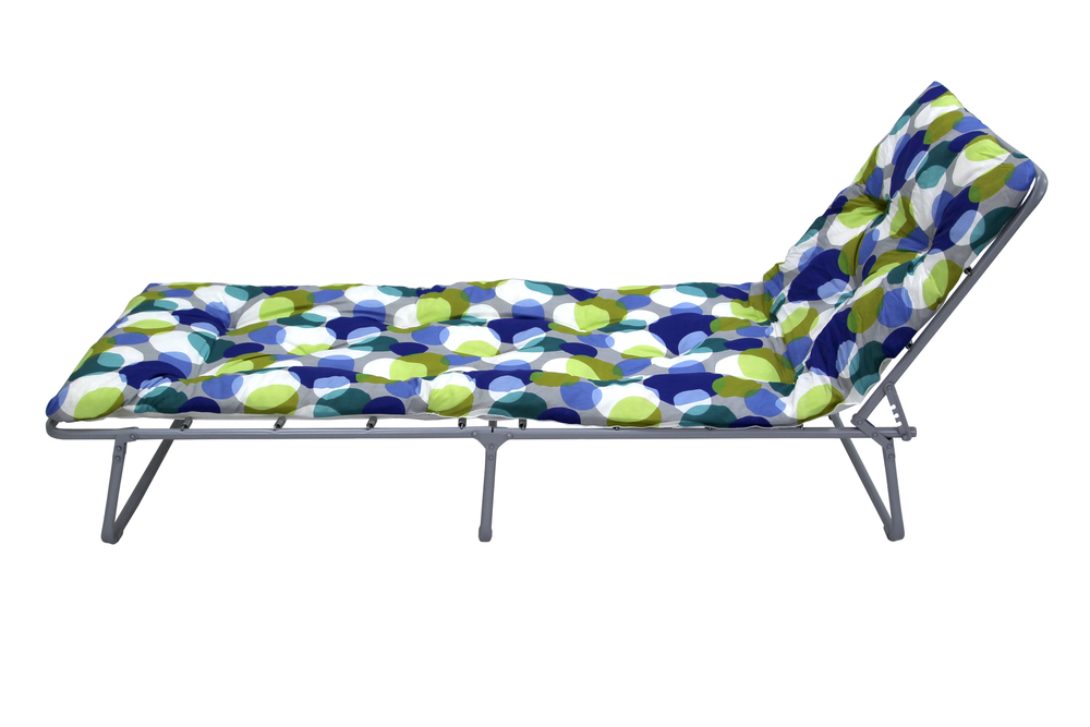 Кровать раскладная Стефания мягкая крошка гофрокартон арт.с88а/44 (цвет ткани разноцветный рис.круги (1 шт. в уп.)