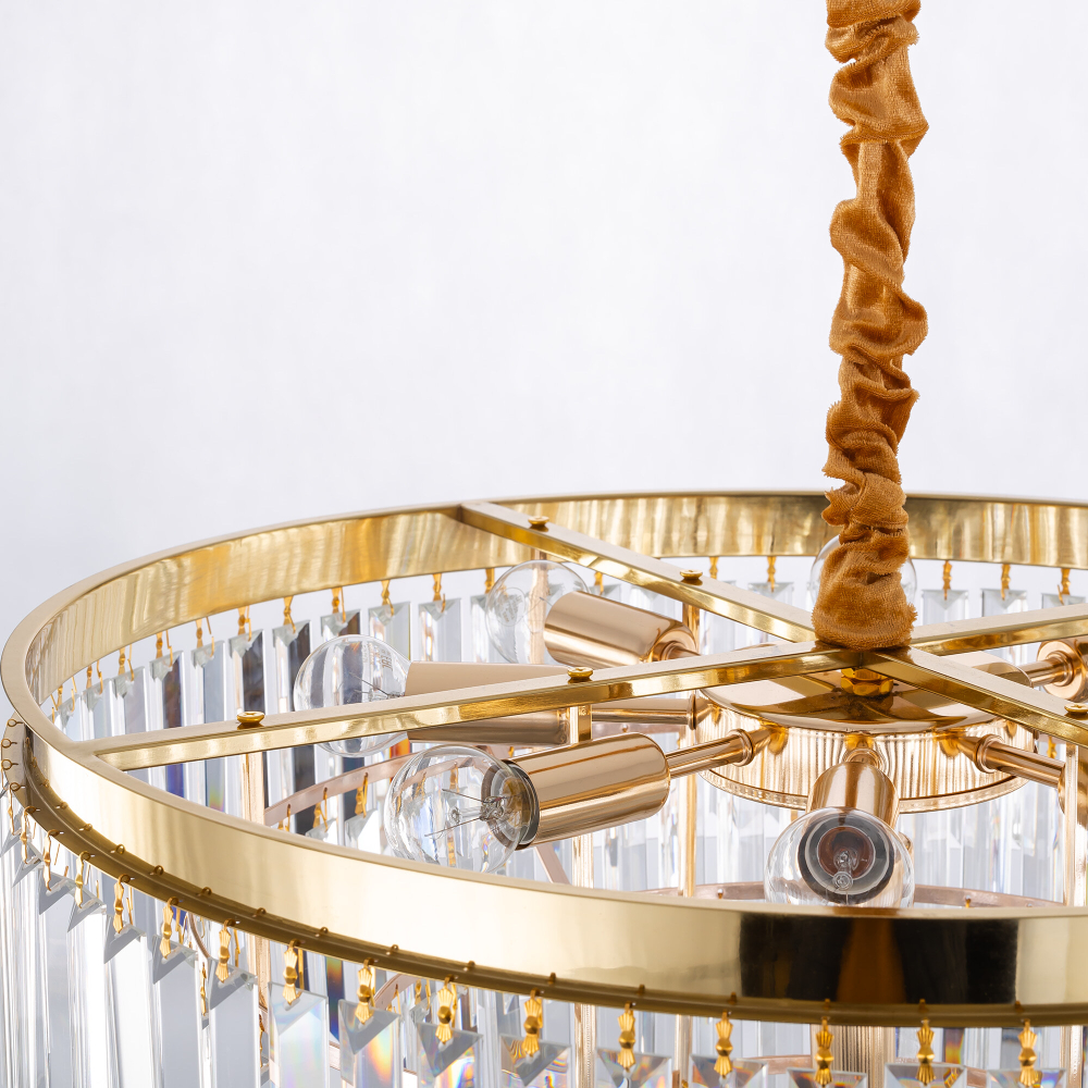 Citilux Ricky CL314163 Люстра подвесная хрустальная