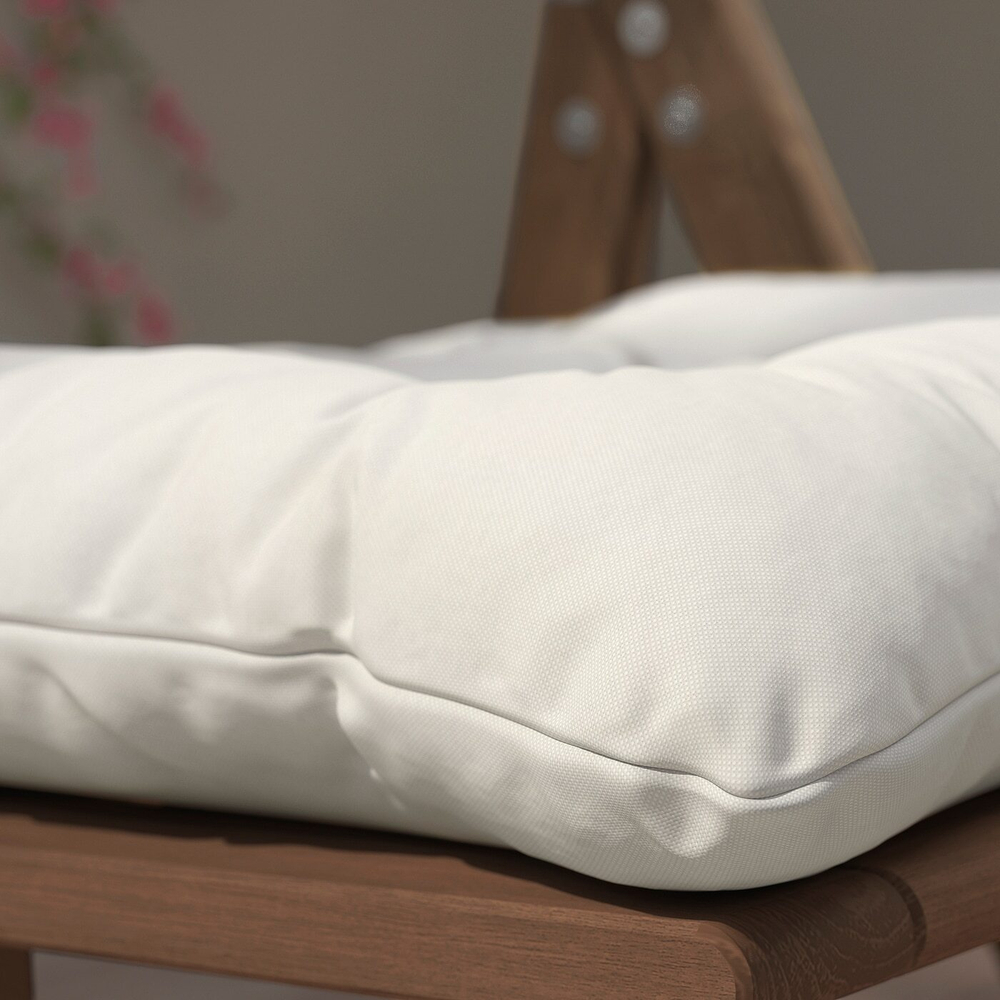 IKEA KUDDARNA  (ИКЕА КУДДАРНА)  -  Подушка для кресла, садовая, светло-серо-бежевая, 50x50 см