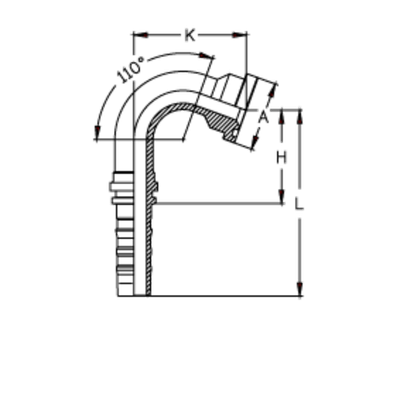 Фитинг DN 25 SFL 1 44.5 (110) CS
