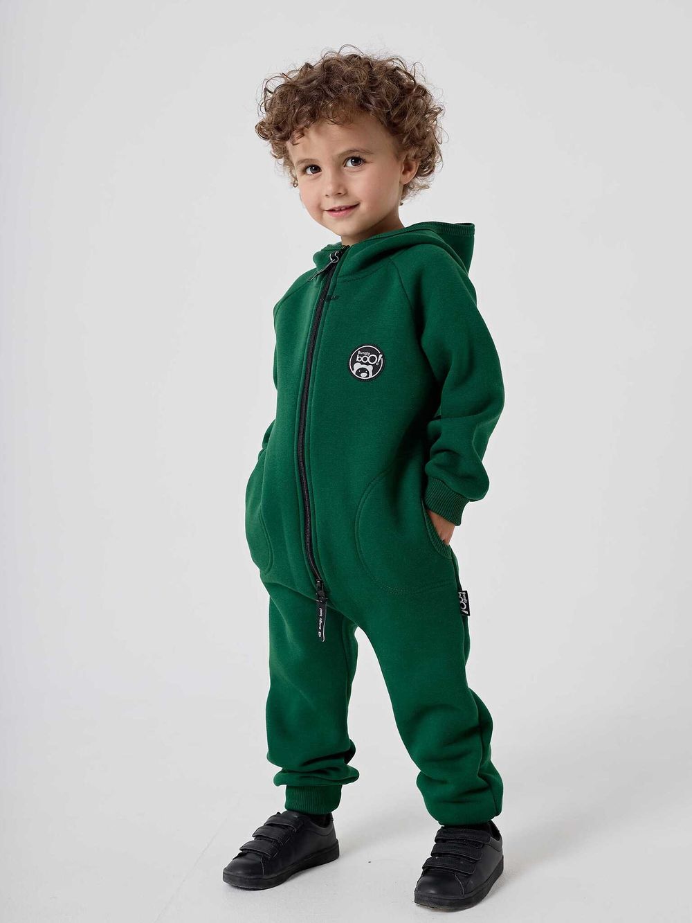 Комбинезон с карманами "Малахит" утепленный