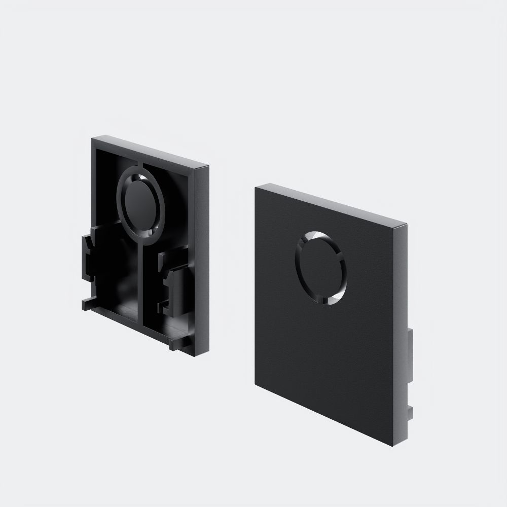 Заглушки для накладного низкопрофильного шинопровода 2шт. Maytoni Exility TRAM034EC-41B