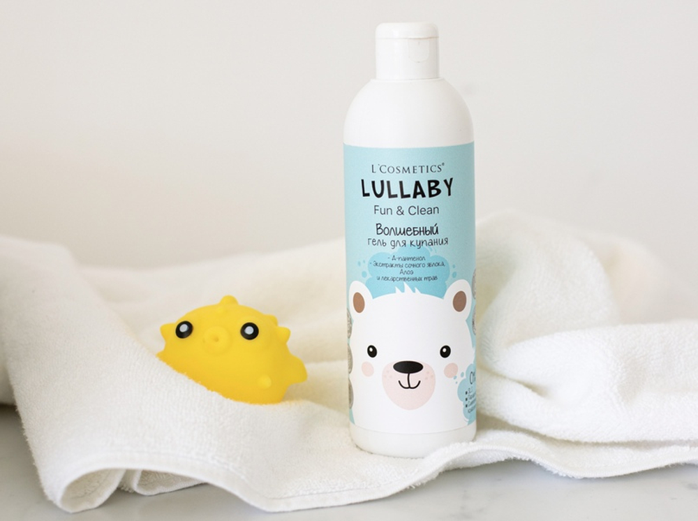 Волшебный гель для купания серии “LULLABY” для детей старше 3-х лет, ТМ L'COSMETIC