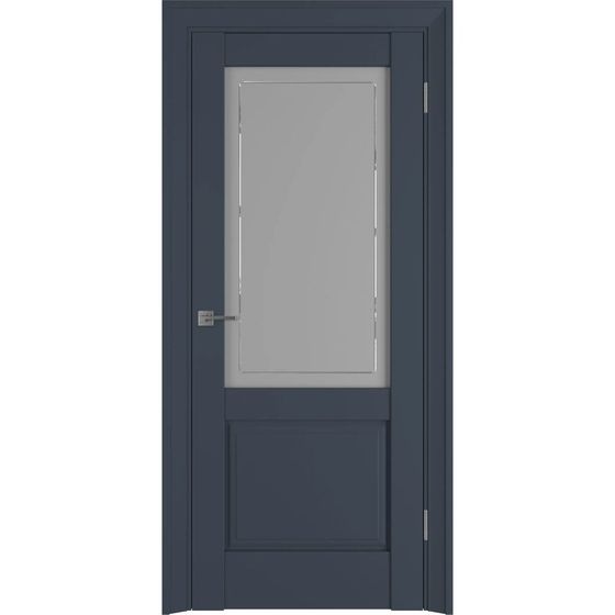 Цена на Межкомнатная дверь ПЭТ Witon 02W Navy остеклённая Купить Межкомнатная дверь ПЭТ Witon 02W Navy остеклённая