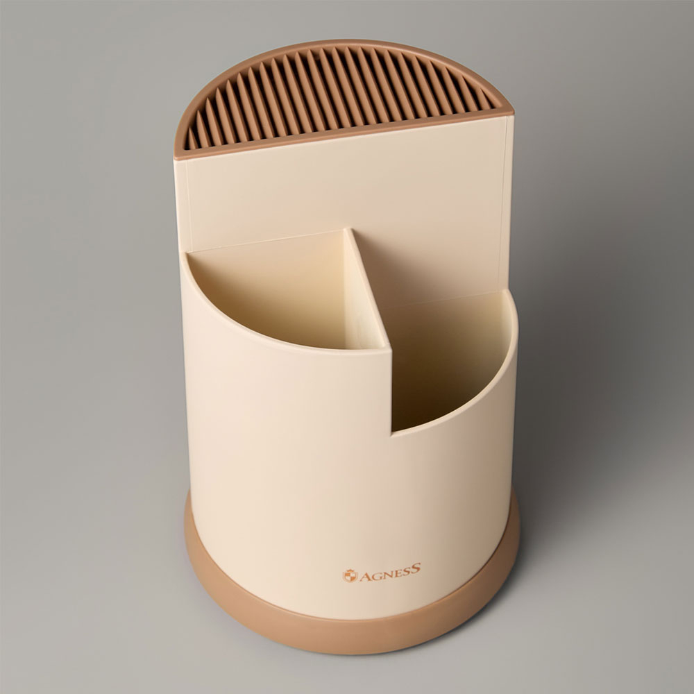 Набор ножей и кухонных принадлежностей 9 предметов, вращающаяся подставка, 671-204