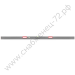 СИБИН 2.5 м, 2 глазка, Правило с уровнем и ручками (10726-2.5)