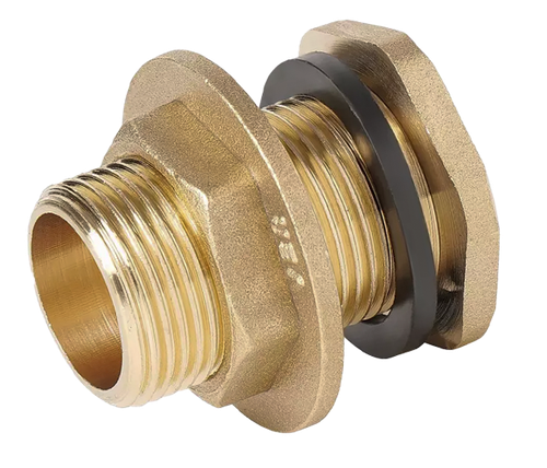 Врезка для бочки с контргайкой  1"1/4  Ш.  ViEiR  (36/2шт)