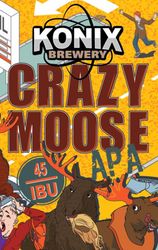 Пиво Konix Brewery APA Crazy Moose Пиво Konix Brewery APA Crazy Moose