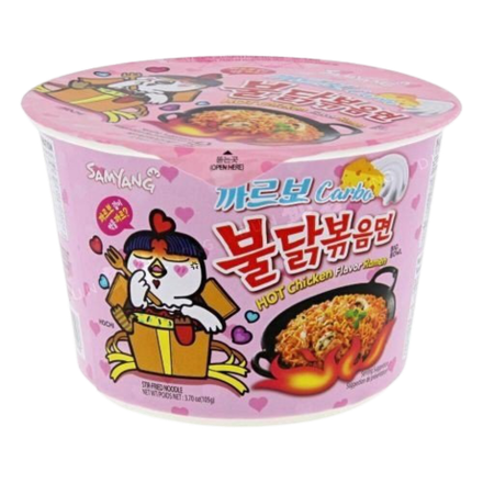 Лапша Hot Chicken Big Bowl со вкусом курицы в соусе