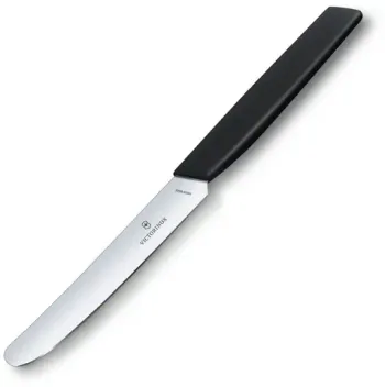 Нож Victorinox столовый, лезвие 11 см прямое, чёрный (6.9003.11)