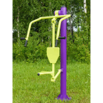 S-1019 Уличный тренажер Жим от груди ZAVODSPORTA