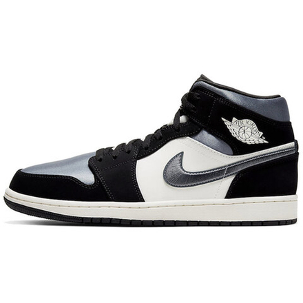 Кроссовки Air Jordan 1 Mid SE Satin Smoke Grey