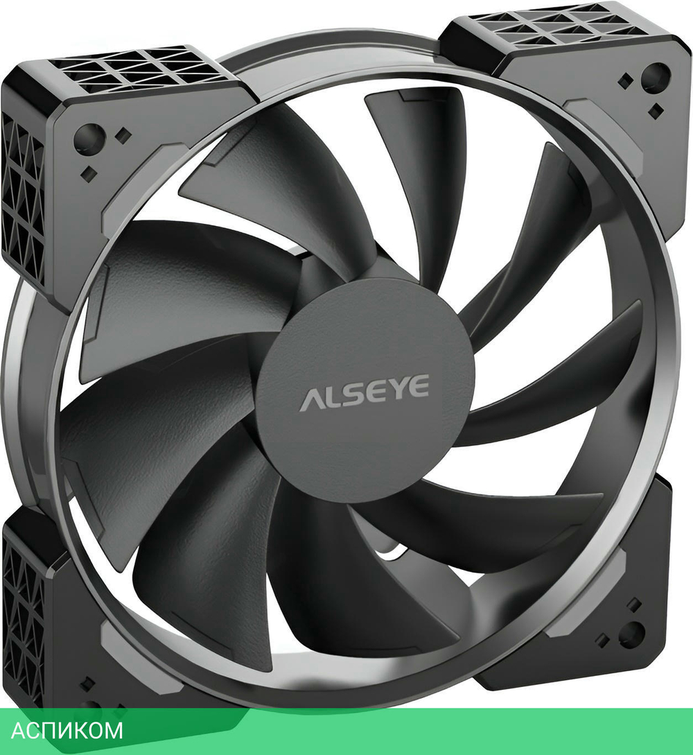 Кулер для корпуса Alseye N12-B Black