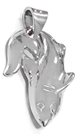 Ювелирная подвеска из серебра "Акула"