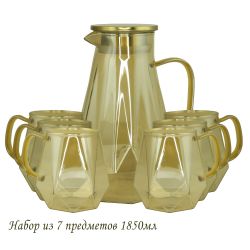 Lenardi 160-261 Набор графин 1850мл и 6 стаканов в под.уп.(х8)