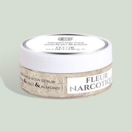 Парфюмированный сахарно-солевой скраб Fleur Narcotique для тела, 200г.