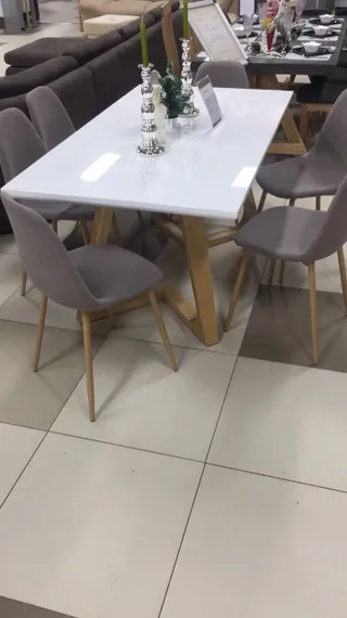 Стол раздвижной Manor, 160-220x90 см, белый лак