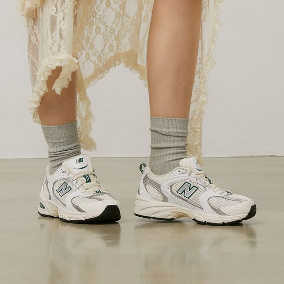 New Balance NB 530 Беговые дорожки Низки Белые Юнисекс