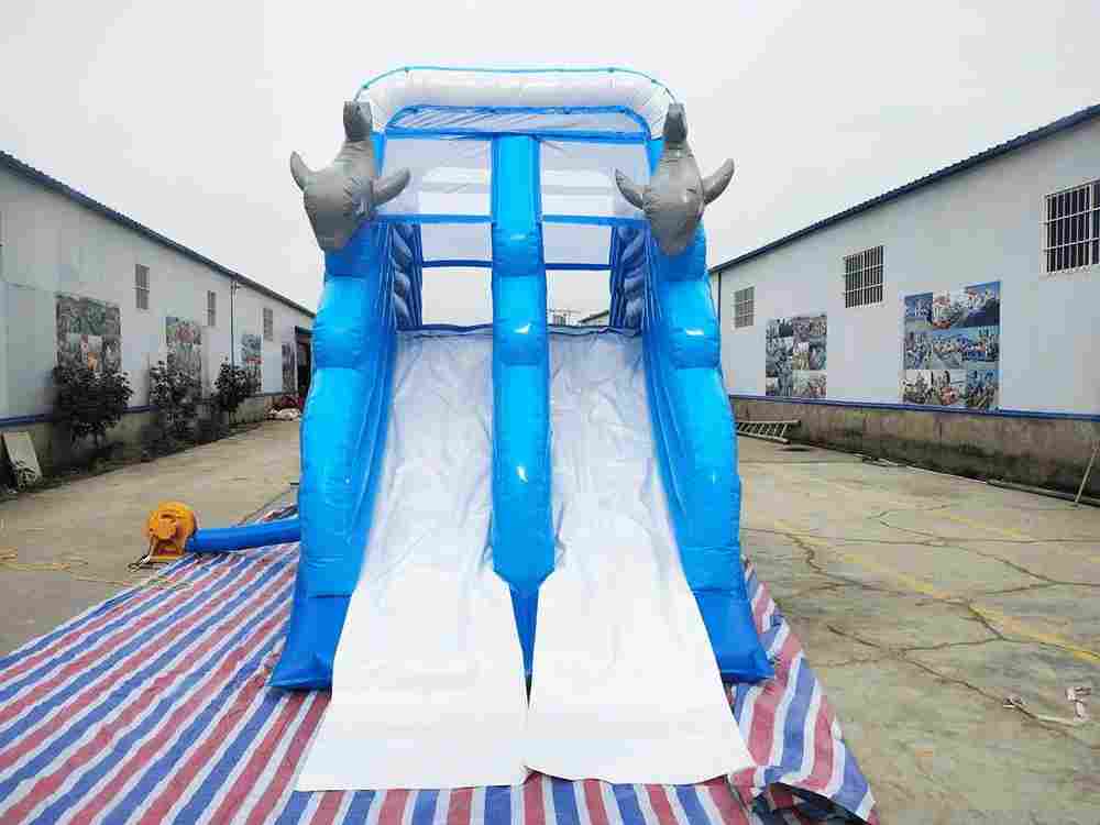 Водная надувная горка «Дельфинчики», 6*3*4 м