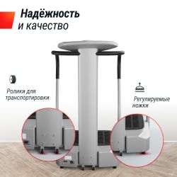 Виброплатформа UNIX Fit Improve 2 in 1 Silver