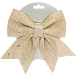Бант на ёлку «Волшебство» 15*20*8 см, Шампань