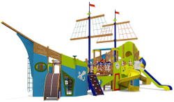 Игровой комплекс Летучий Голландец 07111 для детей 6-12 лет для уличной площадки