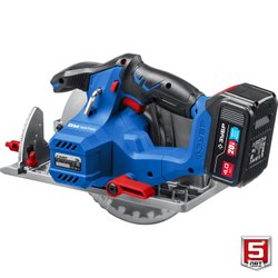 ЗУБР Т7, 20 В, d190 мм, 1 АКБ (4 Ач), бесщеточная пила циркулярная, Профессионал (CPB-190-41)