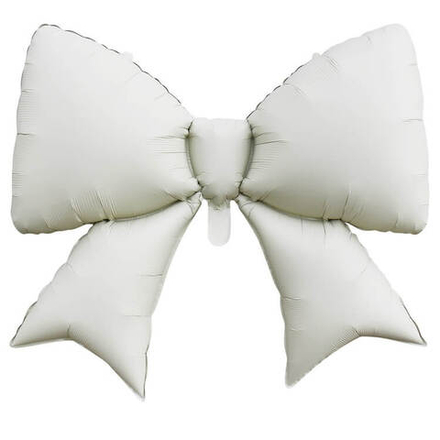 Шар Бант белый, сатин