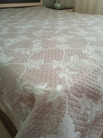 Покрывало жаккардовое двухстороннее Нежность 2656-16 беж,белый 1,5 (150х200)