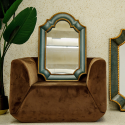 Зеркало настенное Объект мечты Туркуаз