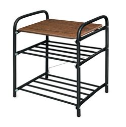 Банкетка в прихожую Б2 3-х ярусная на металлокаркасе, Ника