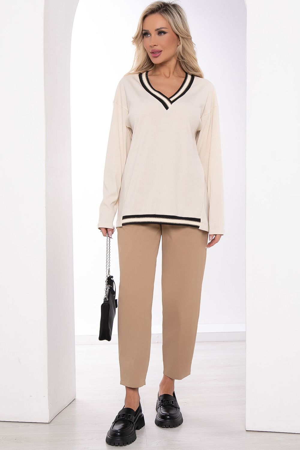 Джемпер Камилла (бежевый) Б11170 LT Collection